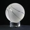 crystal basketball, crystal sport ball crystal sphere
