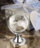 Wholesale Optical Crystal Globe with silver metal stand MH-0032H