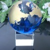 Wholesale Pretty Crystal Globe Ball in Blue Color