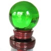 Wholesale Crystal ball with wooden base