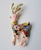 Wholesale fashion christmas jewelry,reindeer brooch,x-mas jewelry