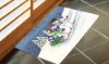 Christmas Design Print Rubber Doormat