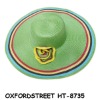 colorful straw hat HT-8735