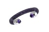 Fashion purple leather bracelet J.M.B-767