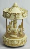 polyresin carousel music box for baby shower gifts