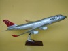 B747-400 NWA resin aeroplane model