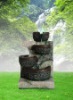 tabletop fountain with pot & LED light