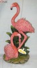 Polyresin flamingo.