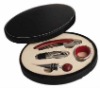 Wholesale leather wine set
