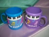 new design colorful pvc mug