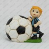 Polyresin football money saving box