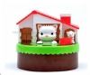 Cat Catch Mouse Plastic Cute Kids Money Box