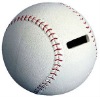 8 inch funny lovely and beautiful balling sports designs baseball money saving box
