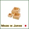 Wooden Japanese Money Box [MASU 144ml] Made in Japan