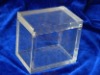 Acrylic money box with a lid