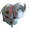 plush elephant money bank, stuffed elephant money box, soft animals money saving box, plush coin bank, stuffed saving bank