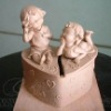 resin money box resin figurine coin bank