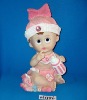 polyresin girl baby with money box