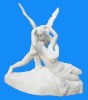 Wholesale white marble nude statue (angel+girl)