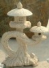Garden stone lantern