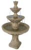 55" sandstone garden fountain