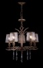 Wholesale Iron craft Chandelier lamp with pressing-glass shape/chandeliers/pendant lamp