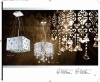 Wholesale Mirrow glass lampshade crystal pendant light chandelier
