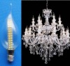 Wholesale Glass housing,smd3020,led crystal lamp,use for hotel chandelier
