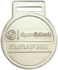 Wholesale anniversary souvenir metal medal with a ribbon