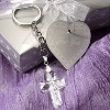Wholesale Crystal Cross Key Chain