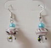 fashion glass beads earring,glass earring