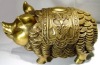 riches and honour PIG bronze sculpture