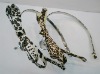 Wholesale western satin leopard bow headband hair accessory