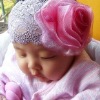 Wholesale fashion children's hair accessories baby ribbon bow barrette/ hair band