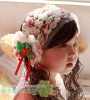 Wholesale fashion children's hair accessories baby ribbon bow barrette/ hair band