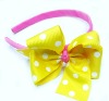 Wholesale Ribbon Bow Dot Headband