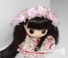 Wholesale fashion children's hair accessories baby ribbon bow barrette/ hair band