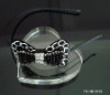 Wholesale HOT SELLING LADY'S 0.5 CM RIBBON WRAPPED HAIRBAND W/ACRYLIC BEADS BOW TIE