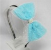 Wholesale Iron elastic headband with bows