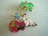 beautiful enamel metal apel pin,metal badge, metal emblem, angel insignia