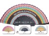 Special wooden hand fan of many colors
