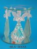 Lampworking oil burner with beautiful bowknot