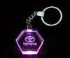 Beautiful 3D Laser Crystal Key Chain