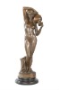 Beauty jade woman sculpture