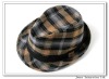 Wholesale Fashional plaid Fedora/bucket for men's/men's top hat