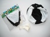 fabric football pouch with latex balloon