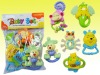 Wholesale plastic baby rattle toy