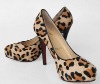 2011 horse hair sexy lady shoes