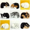 simulation toy sleeping toy dog breathing animal toy sleeping dog model