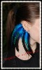 Wedding favor and gift feather earring cuff